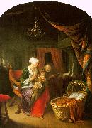 Gerrit Dou The Young Mother oil painting artist
